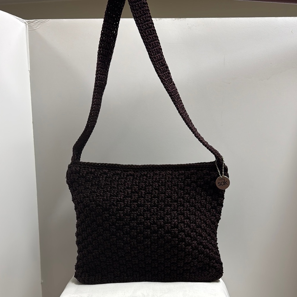The Sak Brown Textured Shoulder Bag